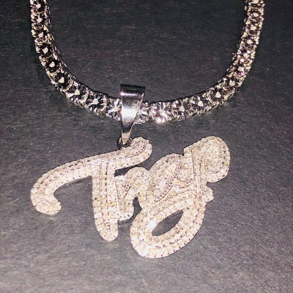 TRAP Custom Certified Real Diamond Pendant 1.15ct - Picture 6 of 9